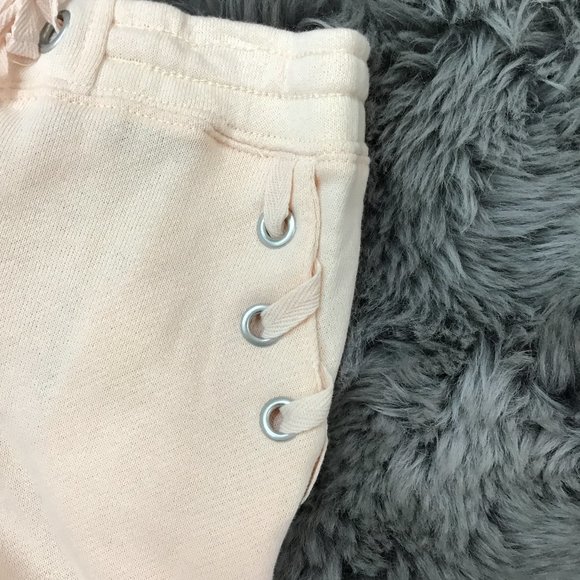 Dex | Girl's Sweatpants Pants | Peach | Medium - Picture 3 of 3
